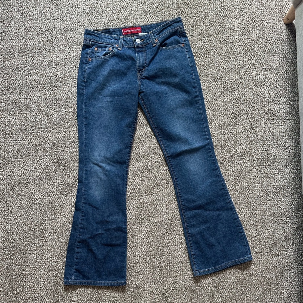 Levi's low rise bootcut jeans